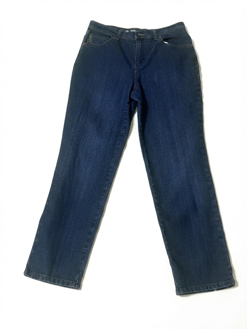 Women's Straight-Leg Jeans in Dark Blue